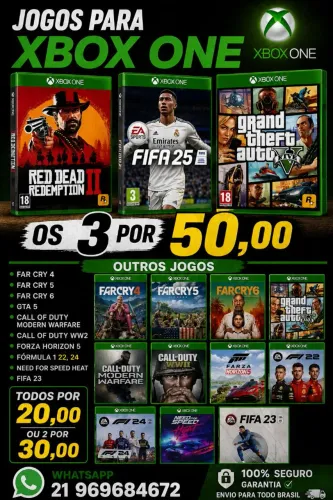 JOGOS XBOX ONE MIDIA DIGITAL