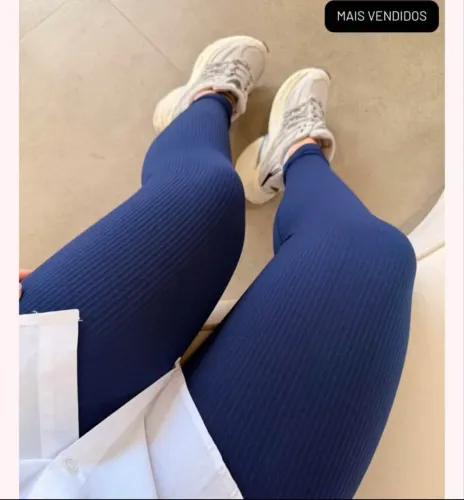 Calça legging em poliamida premium