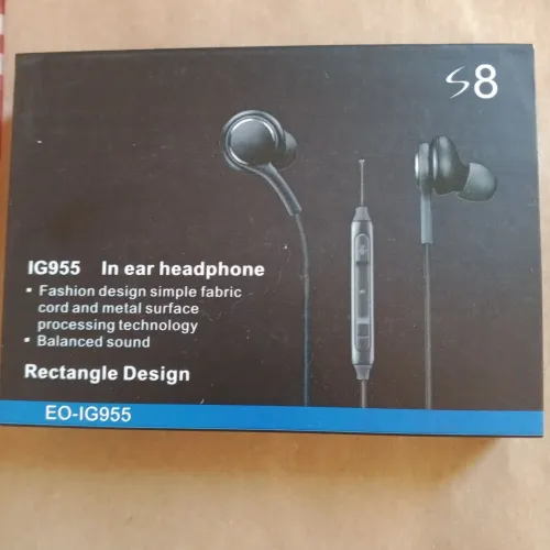 Fone ouvido. Rectangle design s8
