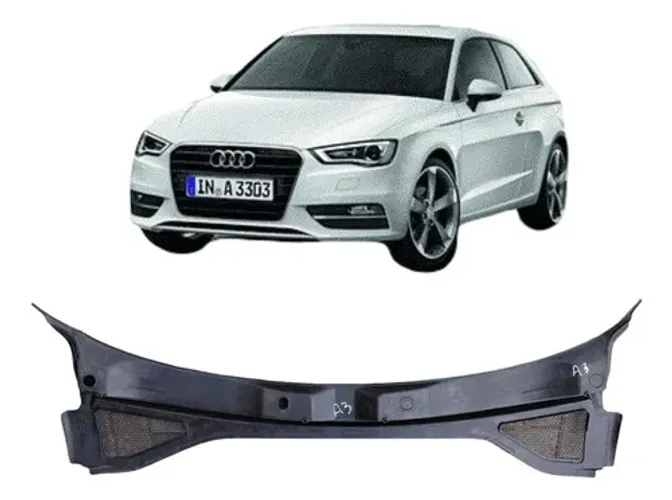 Churrasqueira Calha Para-brisa Audi A3 2012 Direito