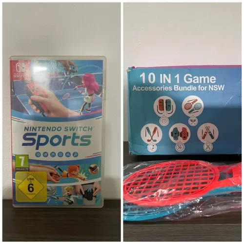 Nintendo Switch Sports + kit acessórios
