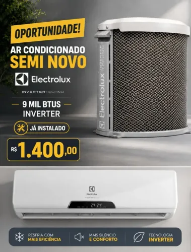 Ar condicionado usado em perfeito estado. 