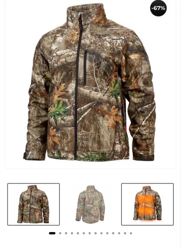 Jaqueta 12V MILWAUKEE camuflada tamanho M