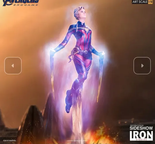 Captain Marvel Avengers Endgame Iron Studios<br><br>