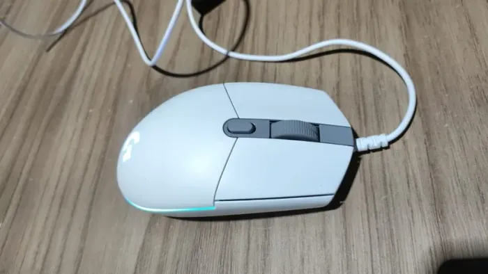 Mouse Gamer Logitech G203 Branco Rgb 8000Dpi