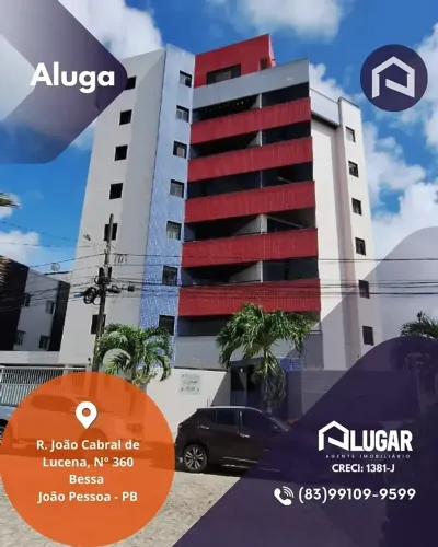 Apartamento 3 Quartos para Alugar no Bessa a 200m do Mar