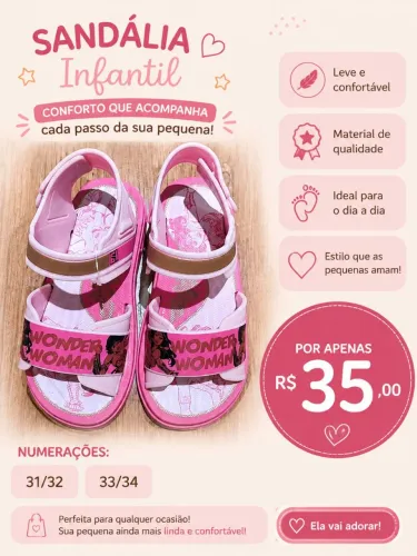 Sandália Grendene infantil