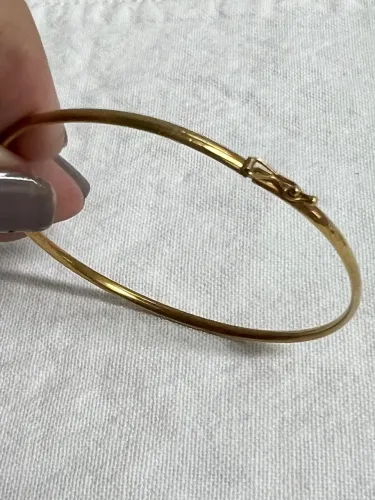 PULSEIRA OURO 18kl - BRACELETE ARGOLA