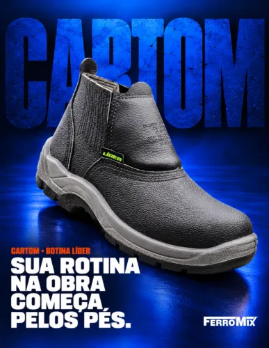 Botina de Segurança - Cartom - Líder - CA. 29391 - O melhor preço da Região