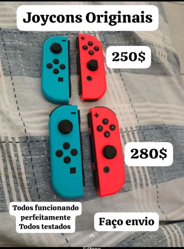 Joycons Originais Nintendo switch