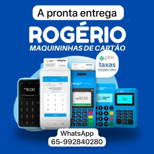 Maquininhas de passar cartão a pronta entrega 