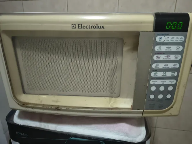 Vendo microondas com defeito (os botões não funcionam)