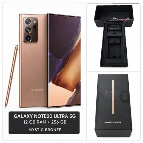 Samsung Galaxy Note20 Ultra 5g 12ram 256gb Black Cor Mystic bronze - Excelente