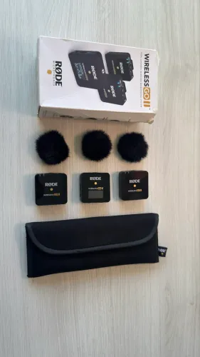 Microfone Rode Wireless Go II KIT COMPLETO
