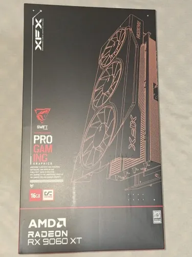 Placa de Vídeo XFX RX 9060 XT 16GB Triple FAN