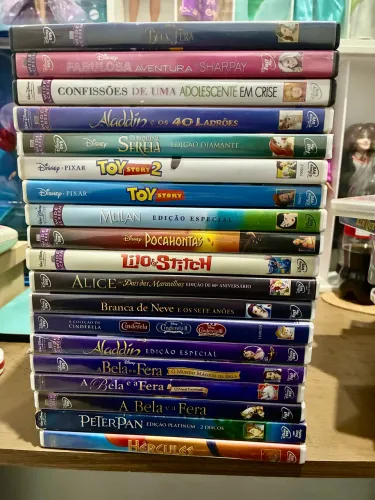 Coleção 19 DVDs Filmes Disney