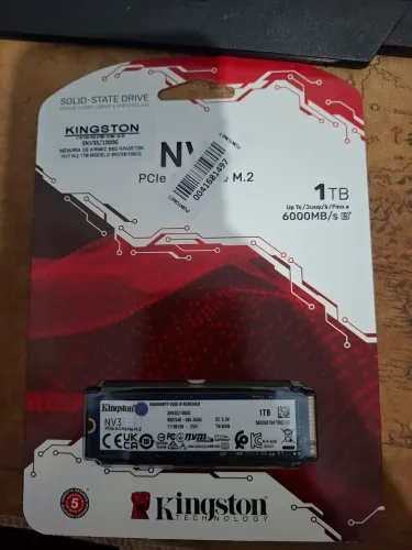 Ssd 1tb Kingston NV3 NOVO LACRADO