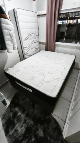 Kit Cama (Colchão Casal + Box Baú) - Ortobom Pró-Forma