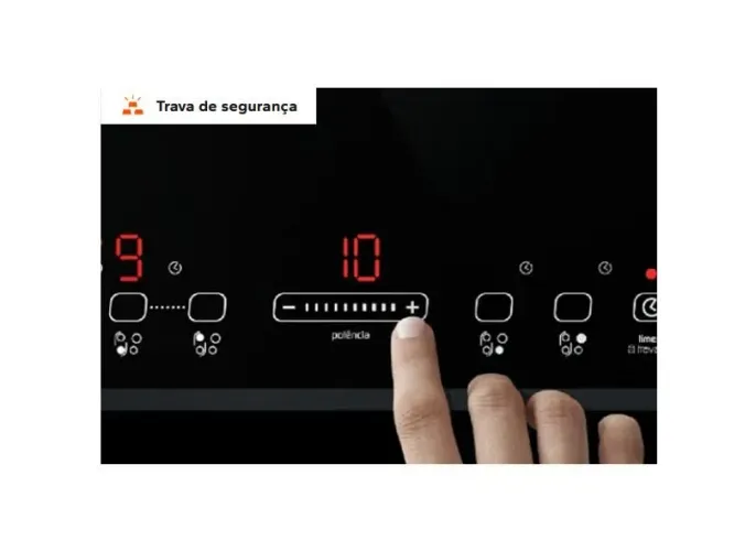 Cooktop fogão indução Brastemp Gourmand 4 bocas novo 