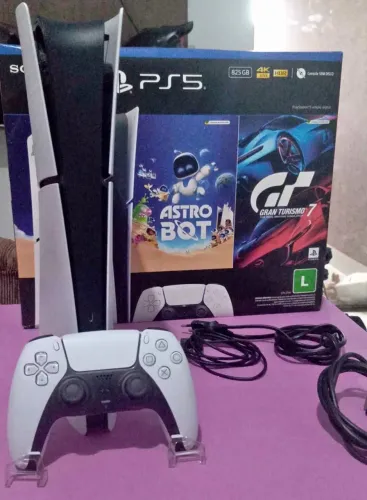 PS5 SLIM MÍDIA DIGITAL COM CAIXA E GARANTIA.