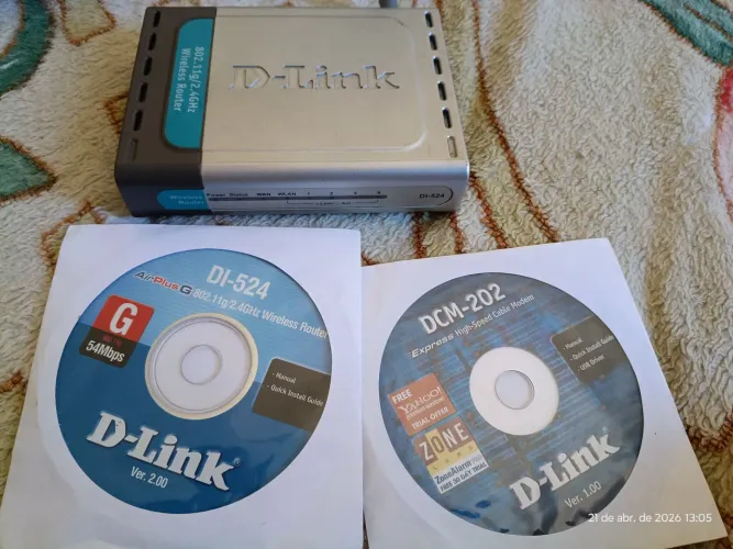 Roteador D-link modelo DI- 524