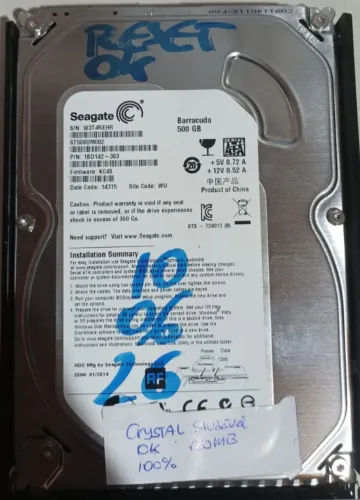 HD PC 500GB Sata usado "saudável" sem sistema operacional R$69 cada loja física Boqueirão