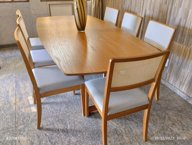 Mesa de madeira completa 