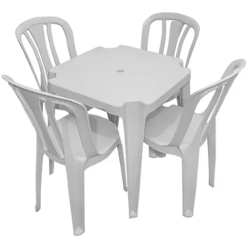 Aluguel kit de mesa com 4 cadeira