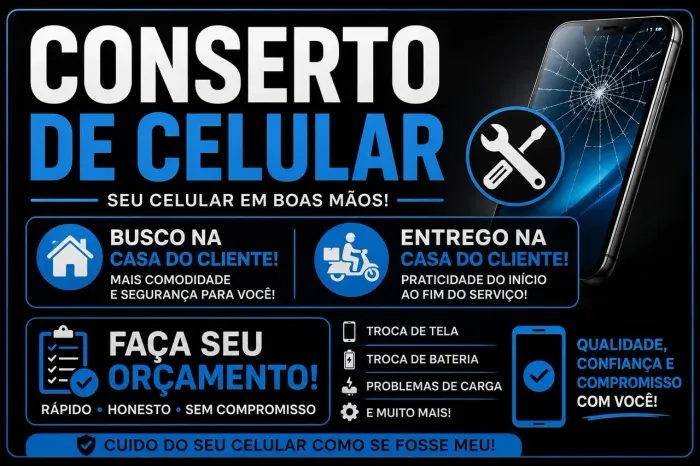 Técnico de celular a domicílio 