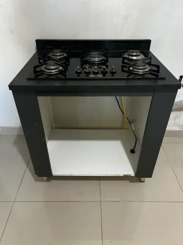 Fogão cooktop 5 bocas Philco com armário