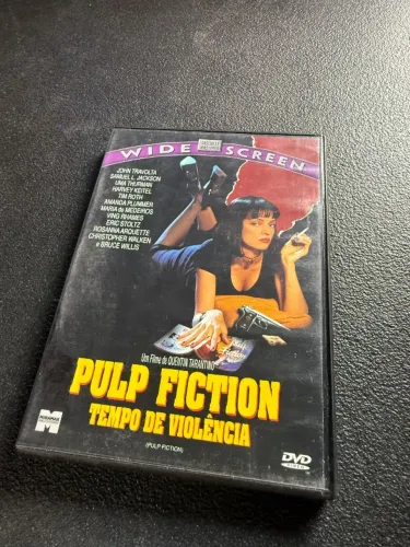 DVD Pulp Fiction Tempo de Violencia DVD JOHN TRAVOLTA SAMUEL L. JACKSON UMA THURMAN HARVEY