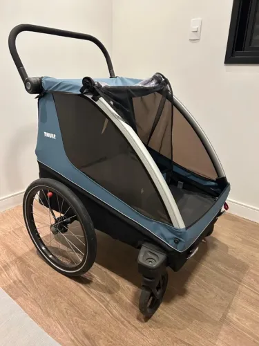 Reboque Bicicleta Cachorro Criança Compra Carrinho Transport 