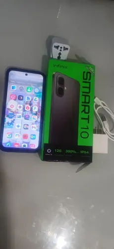 Celular Smart Infinix 10 com nota fiscal e caixa