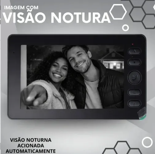 Campainha Bidirecional Com Câmera Segurança Residencial