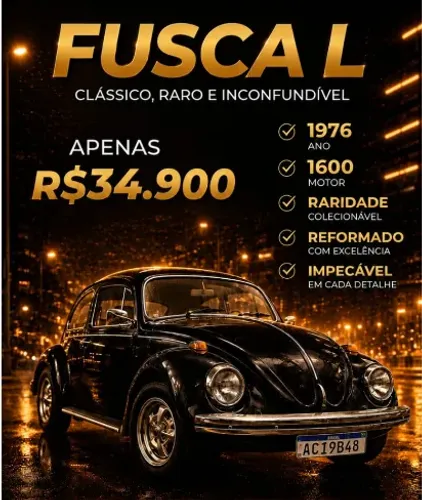 Volkswagen Fusca 1300 1976