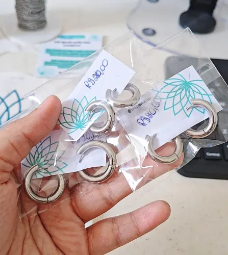 Argolas Aço Inoxidável Hipoalergênico PROMOÇÃO 
