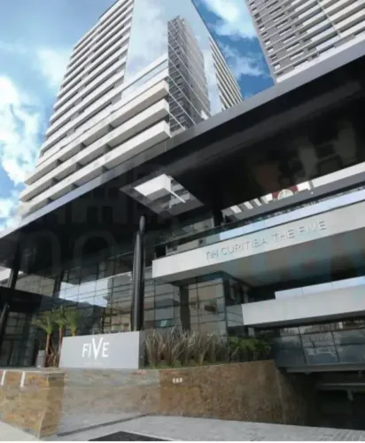 Excelente apartamento Studio mobiliado com 34 m² , 01 quarto no Centro - Curitiba - PR