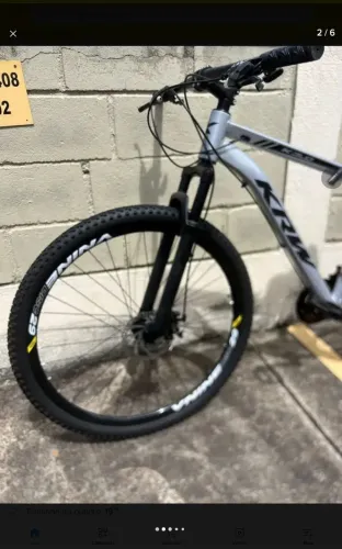 Vendo Bicicleta KRW Aro 29 aluminío freios a disco