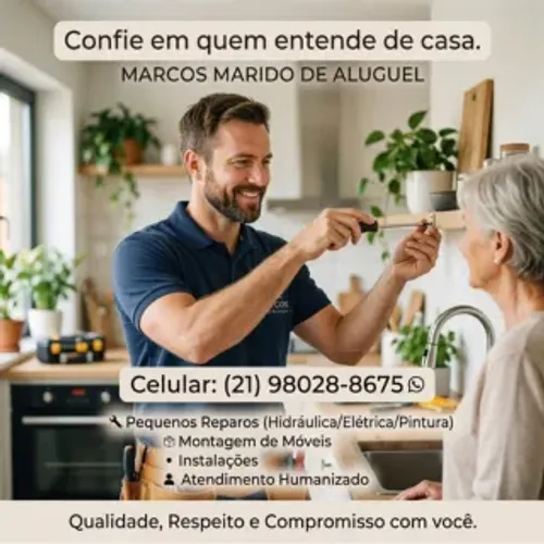 Marido de aluguel na Glória RJ - Faz tudo na Glória