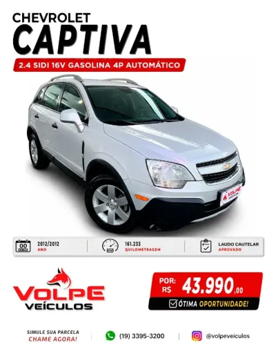 Chevrolet Captiva Sport FWD 2.4 16V 171/185cv 2012