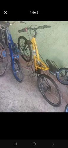 Bicicleta coli usada tem que mandar arrumar quadro e pneu