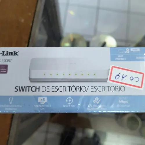 Switch 8 portas D-Link 