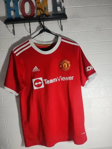 Camisa Manchester United 21/22 Vermelha - Tamanho G