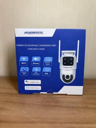 Câmera de Segurança NovaDigital CS-DUAL Wi-Fi Dupla Visão