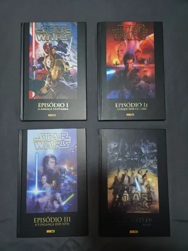 HQs Star Wars: Episódio I, II, III e IV Panini Capa Dura