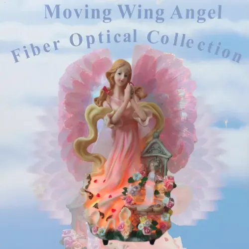 Moving Wing Angel Fiber Optical Collection