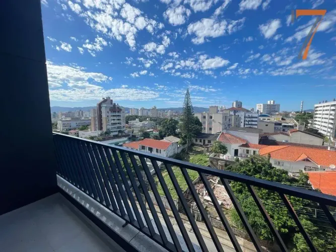 Studio com 1 dormitório para alugar, 66 m² por R$ 5.438,00/mês - Estreito - Florianópolis/