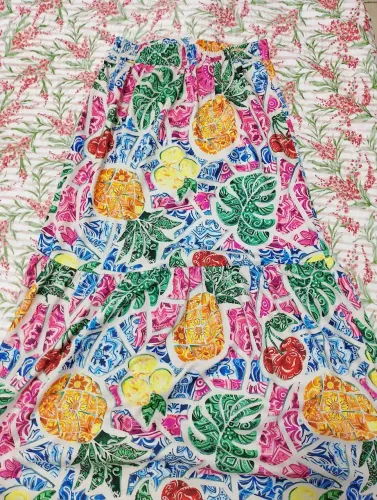 Saia Longa Estampada Verão
