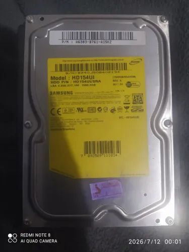 HD SAMSUNG 1,5 TB