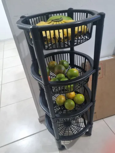 Fruteira de plástico 